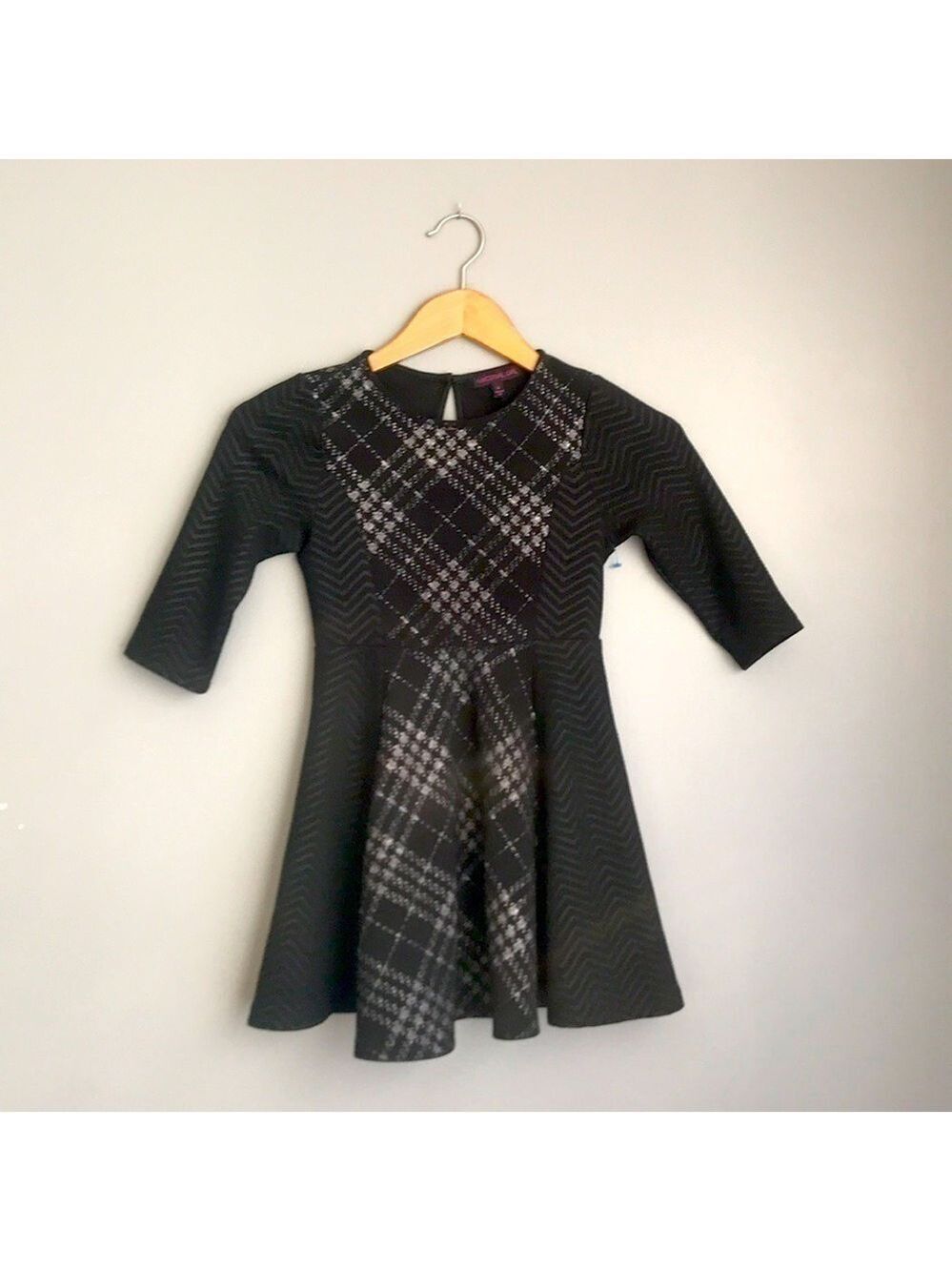 MATERIAL Girl 3/4 Sleeve Fit and Flare Dress
